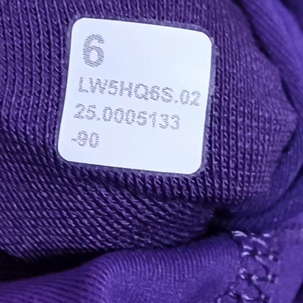 Lululemon Wunder Train High Waisted Leggings Size 6 Purple #YLEG3 - Picture 4 of 12